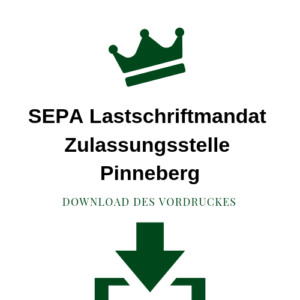 SEPA Lastschriftmandat Zulassungsstelle Pinneberg